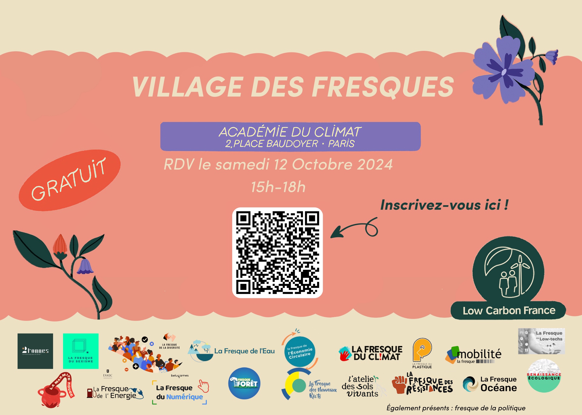 Le Village des Fresques - Forum Low Carbon- 2024