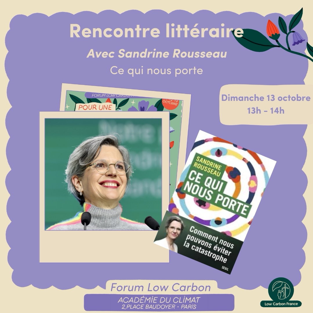 Sandrine Rousseau - rencontre littéraire